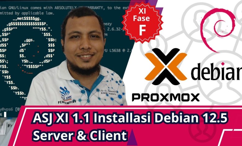 ASJ @ XI.1.1 Installasi Debian 12.5 Server & Desktop on Proxmox VE | Fase F Kelas XI TJKT ASJ @ XI.1.1 Installasi Debian 12.5 Server & Desktop on Proxmox VE | Fase F Kelas XI TJKT