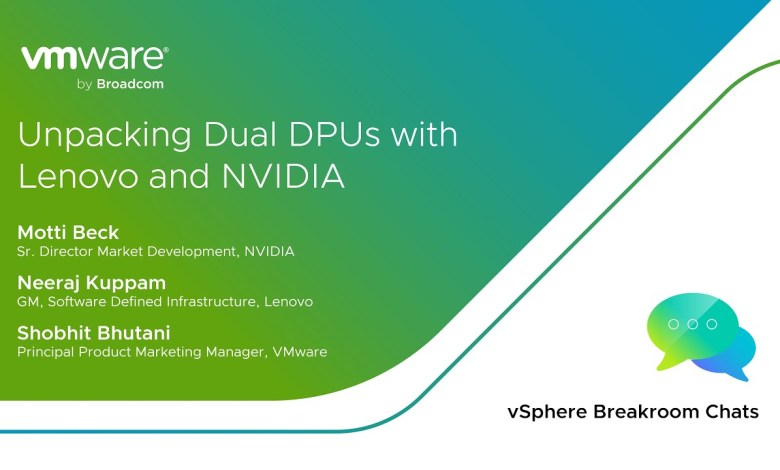 VMware vSphere Breakroom Chats | Episode 38 VMware vSphere Breakroom Chats | Episode 38