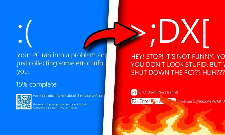 Windows 10 New Kill Screen *Scary* Windows 10 New Kill Screen *Scary*