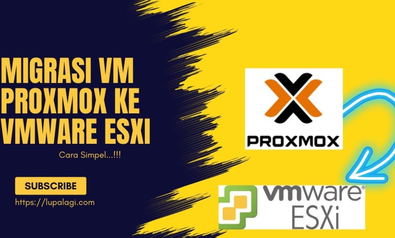 Cara Migrasi Proxmox VM ke VMware ESXi | Pemula Pasti Bisa dan Berhasil Cara Migrasi Proxmox VM ke VMware ESXi | Pemula Pasti Bisa dan Berhasil
