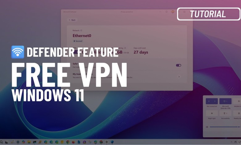 Windows 11, 10: Enable FREE VPN from Microsoft Defender for 365 subscribers Windows 11, 10: Enable FREE VPN from Microsoft Defender for 365 subscribers