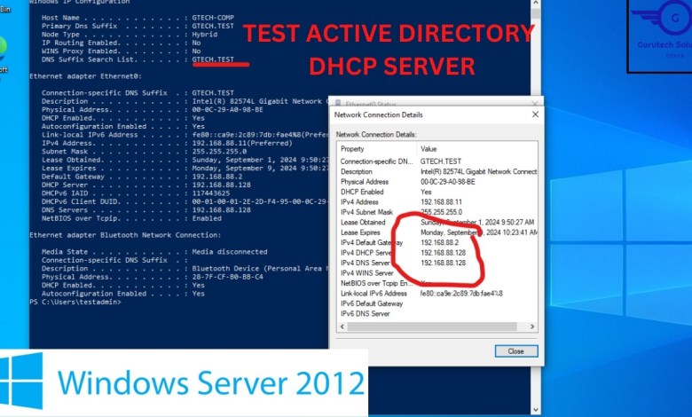 How to Test Active Directory DHCP Server on a Windows 10 Client | AD DHCP Server Lease How to Test Active Directory DHCP Server on a Windows 10 Client | AD DHCP Server Lease