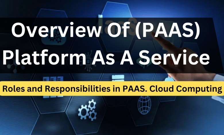 Overview Of Platform As A Service (PAAS) | Roles and Responsibilities in PAAS. Cloud Computing Overview Of Platform As A Service (PAAS) | Roles and Responsibilities in PAAS. Cloud Computing