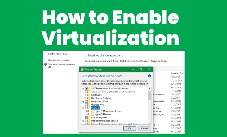 How to Enable Virtualization in Windows 11/10 How to Enable Virtualization in Windows 11/10