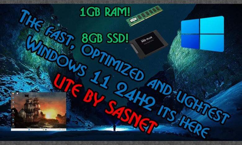 The fast, optimized and lightest Windows 11 24H2 its here! Windows 11 24H2 Lite By SasNet The fast, optimized and lightest Windows 11 24H2 its here! Windows 11 24H2 Lite By SasNet