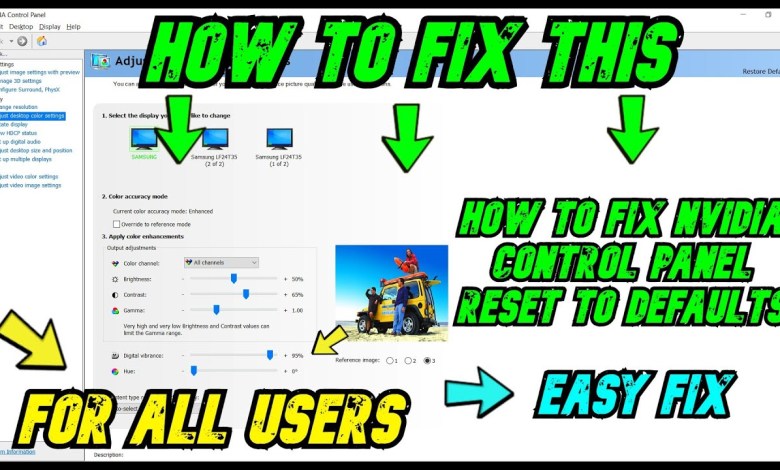 FIX NVIDIA colour settings resetting after restart/reboot/startup/bootup – Windows 10/11 FIX NVIDIA colour settings resetting after restart/reboot/startup/bootup – Windows 10/11