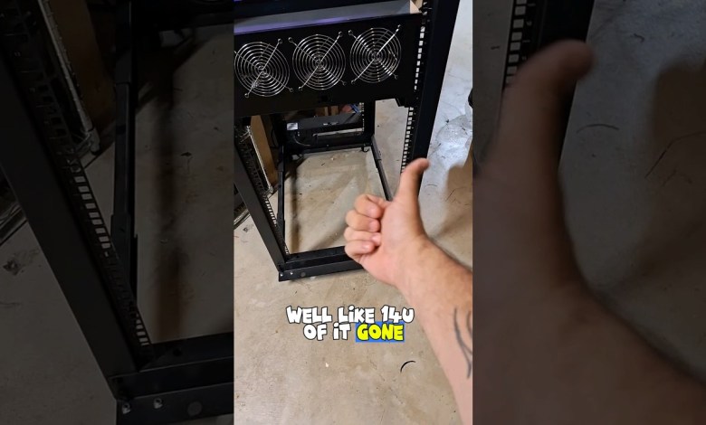 Downsizing The Data Center… #shorts #datacenter #homelab Downsizing The Data Center… #shorts #datacenter #homelab