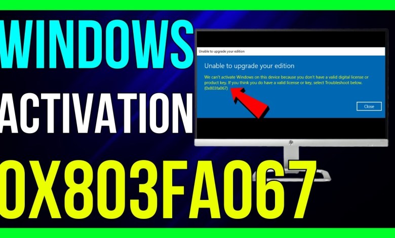 How to FIX Windows 10 Activation Error 0x803FA067 (2024 METHOD!) How to FIX Windows 10 Activation Error 0x803FA067 (2024 METHOD!)