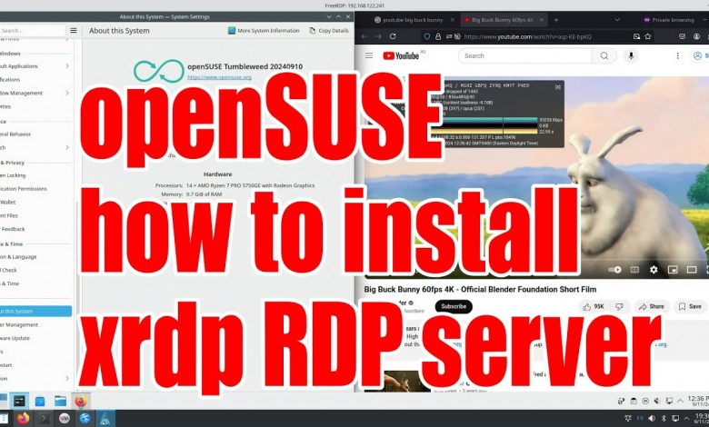 openSUSE how to install xrdp RDP server tutorial – September 2024 – f6fae36b openSUSE how to install xrdp RDP server tutorial – September 2024 – f6fae36b
