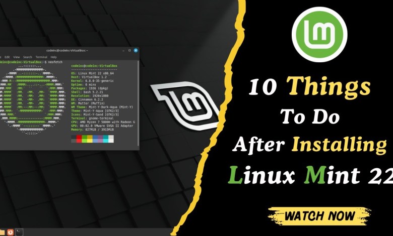 10 Things To Do After Installing Linux Mint 22 10 Things To Do After Installing Linux Mint 22