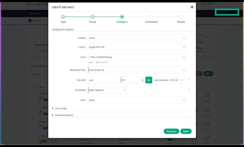HPE VM Essentials Software HPE VM Essentials Software