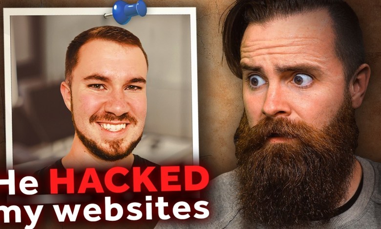 he hacked my websites he hacked my websites
