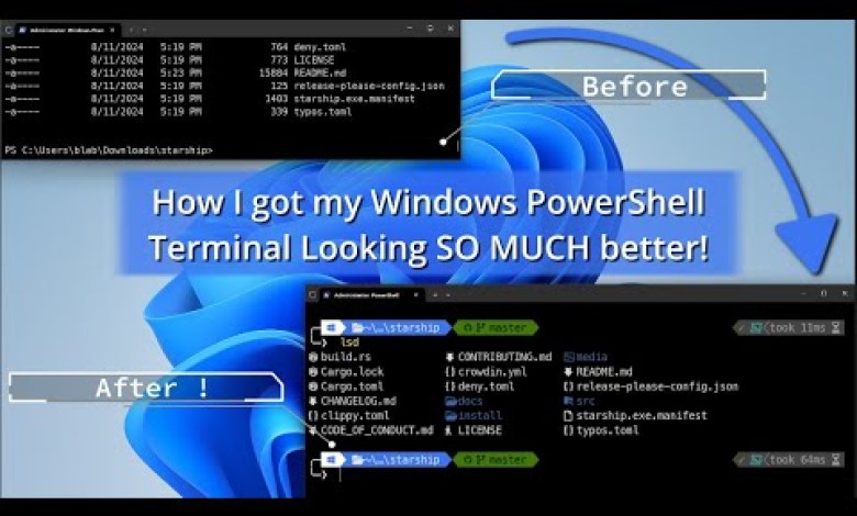How I got my Windows PowerShell Terminal looking better | NOT PowerLevel10k How I got my Windows PowerShell Terminal looking better | NOT PowerLevel10k