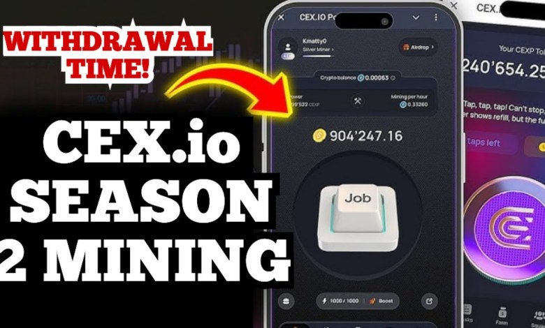 CEX.io Season 2 Mining – How To Boost Your Coin Balance and Level Up | Upcoming Withdrawal CEX.io Season 2 Mining – How To Boost Your Coin Balance and Level Up | Upcoming Withdrawal
