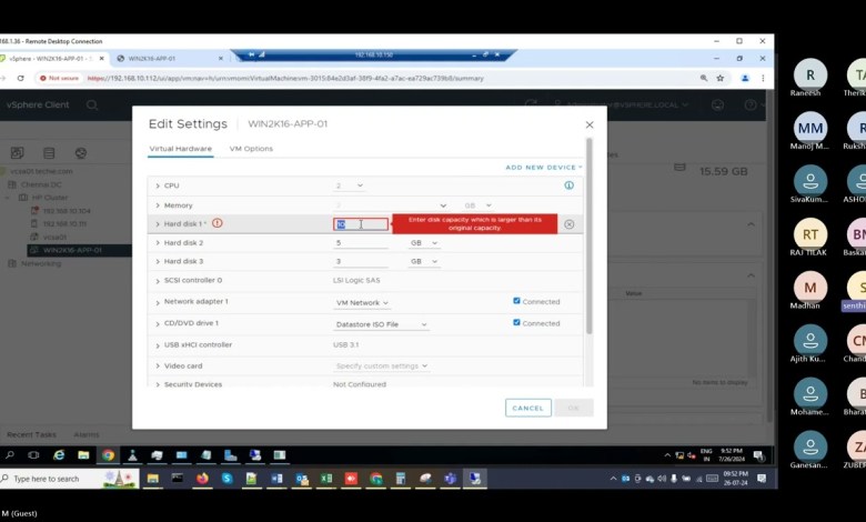 How to Extent VM HDD space and Add space to C drive in Windows Server explained in Tamil | VMware VM How to Extent VM HDD space and Add space to C drive in Windows Server explained in Tamil | VMware VM