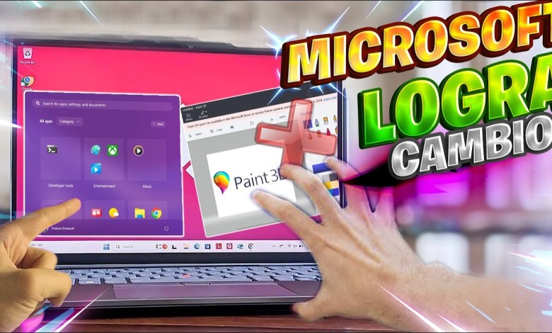 Microsoft LOGRA CAMBIAR a Windows 11 en MENU / PONEN Fin a PAINT 3D para SIEMPRE! Microsoft LOGRA CAMBIAR a Windows 11 en MENU / PONEN Fin a PAINT 3D para SIEMPRE!
