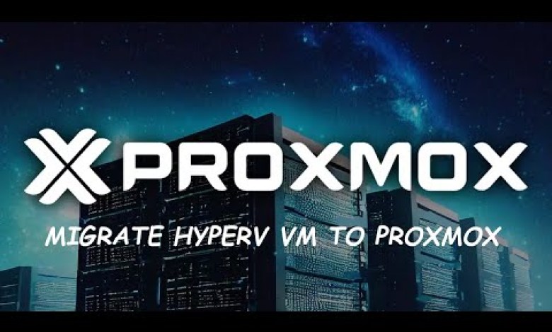 How to migrate Hyper-v vhdx VM to Proxmox qcow2 How to migrate Hyper-v vhdx VM to Proxmox qcow2