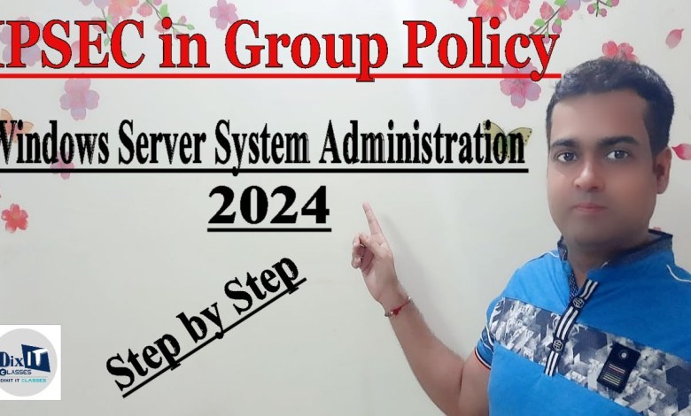 How to install & configure IP sec (IP security policy) on Server | Group Policy with IPSEC How to install & configure IP sec (IP security policy) on Server | Group Policy with IPSEC