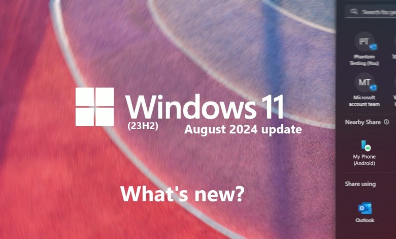 Windows 11 (23H2) August 2024 update (KB5041587) – new features and changes Windows 11 (23H2) August 2024 update (KB5041587) – new features and changes