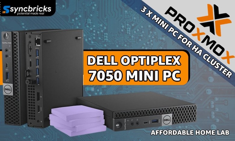 Building a Proxmox Cluster: Hardware Setup Dell Optiplex 7050 Mini PC Building a Proxmox Cluster: Hardware Setup Dell Optiplex 7050 Mini PC
