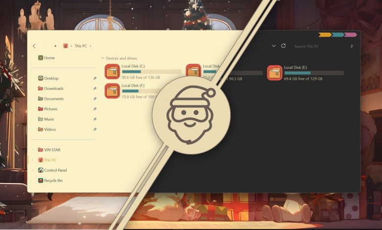 Gruvbox Christmas Customization for Windows 11 Gruvbox Christmas Customization for Windows 11