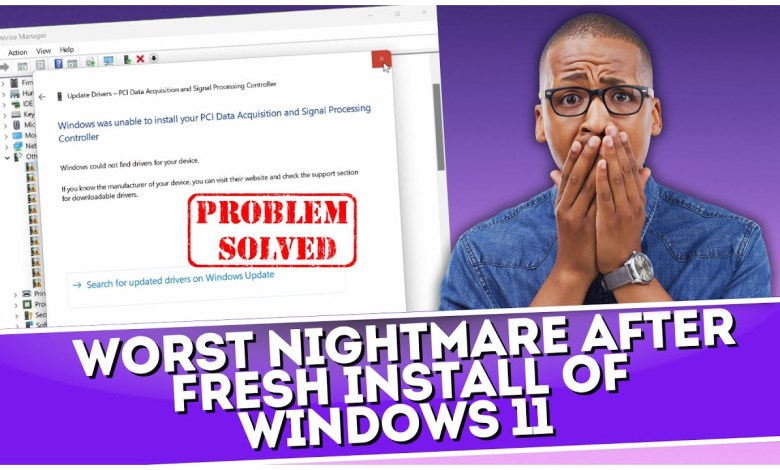 Worst Nightmare After Fresh Install Of Windows 11 Worst Nightmare After Fresh Install Of Windows 11