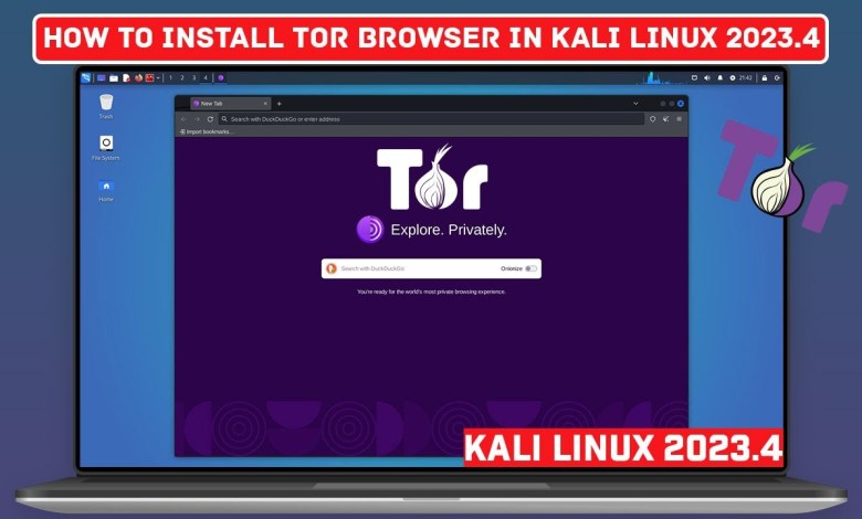 How to Install Tor Browser on Kali Linux | Kali Linux 2023.4 How to Install Tor Browser on Kali Linux | Kali Linux 2023.4