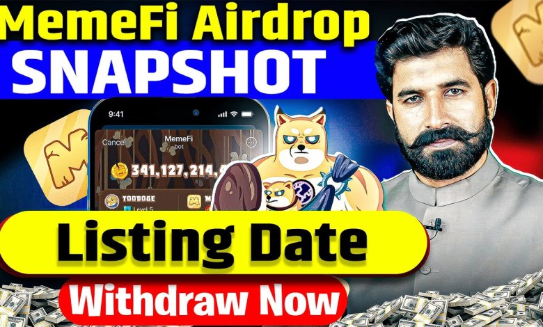 Memefi Airdrop Snapshot | Memefi Listing Date | Memefi Withdraw | Crypto Mining Bot News | Albarizon Memefi Airdrop Snapshot | Memefi Listing Date | Memefi Withdraw | Crypto Mining Bot News | Albarizon