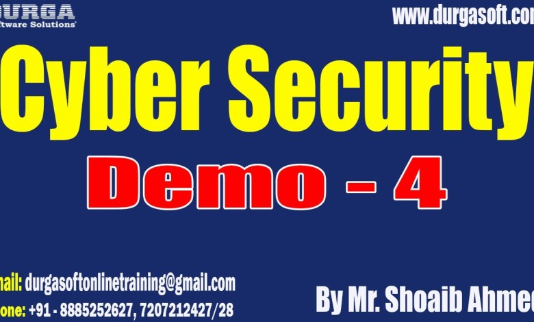 Cyber Security tutorials || Demo – 4 || by Mr. Shoaib Ahmed On 16-08-2024 @7PM IST Cyber Security tutorials || Demo – 4 || by Mr. Shoaib Ahmed On 16-08-2024 @7PM IST