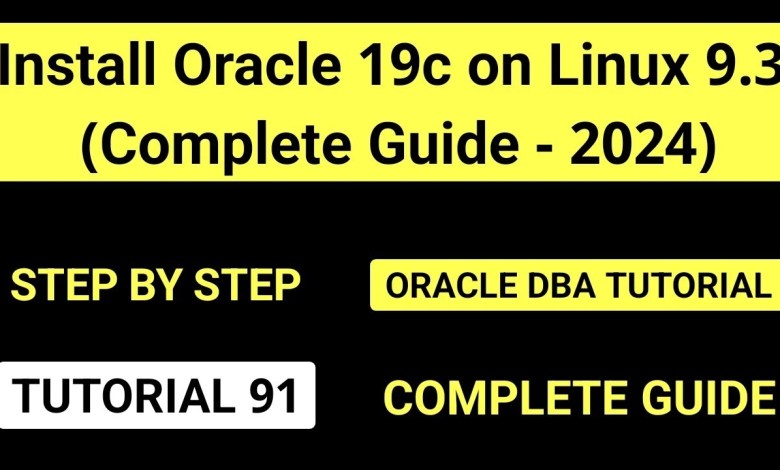 Install Oracle 19c on Linux 9.3 ( Complete Guide – 2024 ) || Oracle Database Tutorial Install Oracle 19c on Linux 9.3 ( Complete Guide – 2024 ) || Oracle Database Tutorial