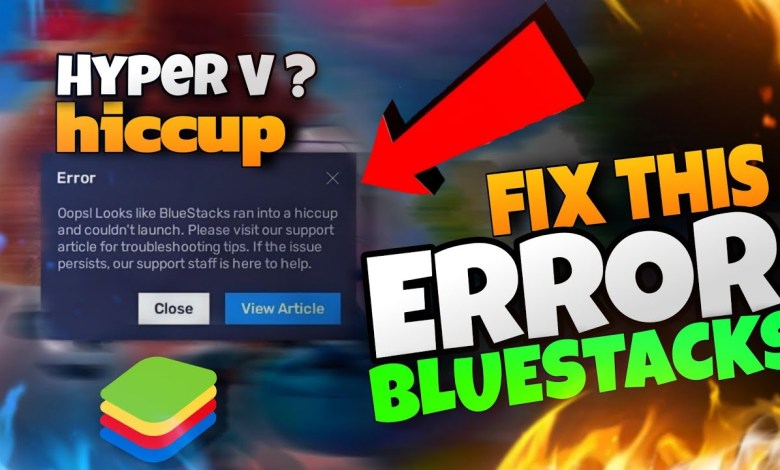 Fix BlueStacks run Into a Hiccup And Couldn’t Launch Problem | Solve Bluestacks 5 Error Problem Fix BlueStacks run Into a Hiccup And Couldn’t Launch Problem | Solve Bluestacks 5 Error Problem