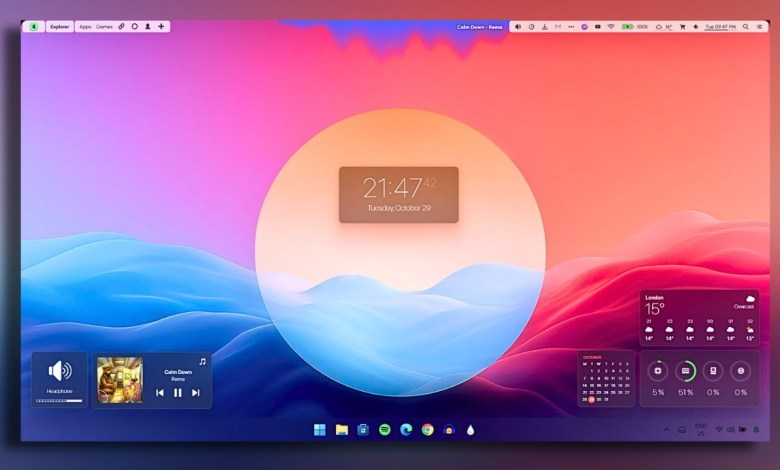 Unique Windows 11 Desktop Customization Unique Windows 11 Desktop Customization