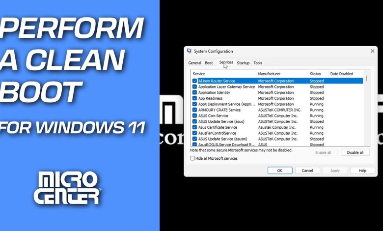 How to perform a clean boot in Windows 11 How to perform a clean boot in Windows 11