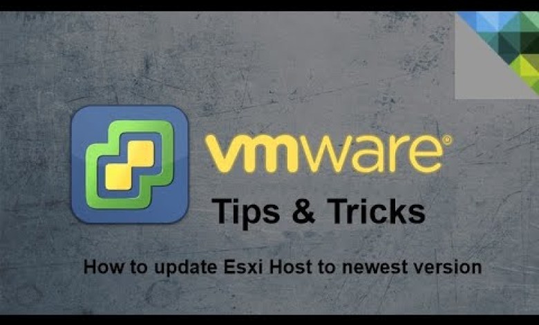 VMware – Tips & Tricks – How to perform a Esxi Host update to the newest version VMware – Tips & Tricks – How to perform a Esxi Host update to the newest version