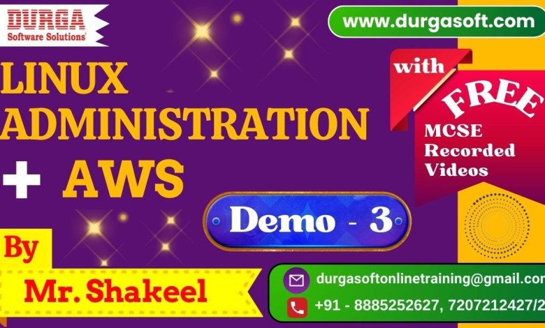 LINUX Administration + AWS tutorials || Demo – 3 || by Mr. Shakeel On 06-11-2024 @9AM IST LINUX Administration + AWS tutorials || Demo – 3 || by Mr. Shakeel On 06-11-2024 @9AM IST