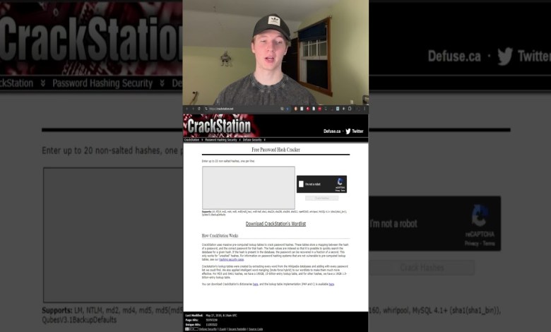 Learn to Hack Day 14: Using Crackstation #cybersecurity #hackingcourse #linux #ethicalhacking #hash Learn to Hack Day 14: Using Crackstation #cybersecurity #hackingcourse #linux #ethicalhacking #hash