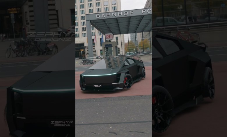 Cybertruck that transforms?! #shorts #tesla #cybertruck Cybertruck that transforms?! #shorts #tesla #cybertruck