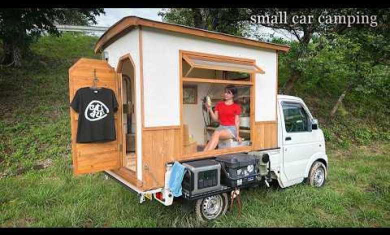 危険すぎる真夏の車中泊。女ひとり山奥で身を潜める軽キャンピングカー生活/車中泊キャンプ 危険すぎる真夏の車中泊。女ひとり山奥で身を潜める軽キャンピングカー生活/車中泊キャンプ