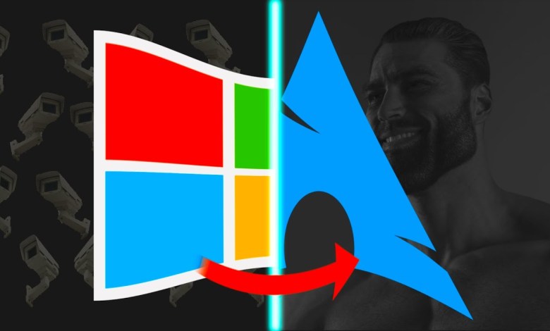 I REPLACED WINDOWS 11 WITH ARCH LINUX I REPLACED WINDOWS 11 WITH ARCH LINUX