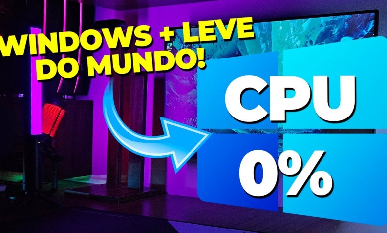 CRIEI O WINDOWS MAIS LEVE DO MUNDO CRIEI O WINDOWS MAIS LEVE DO MUNDO