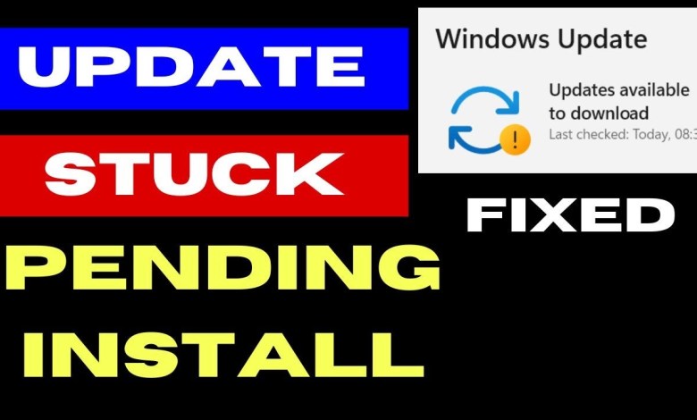 Windows Update Stuck on Pending Install Error Fixed Windows Update Stuck on Pending Install Error Fixed