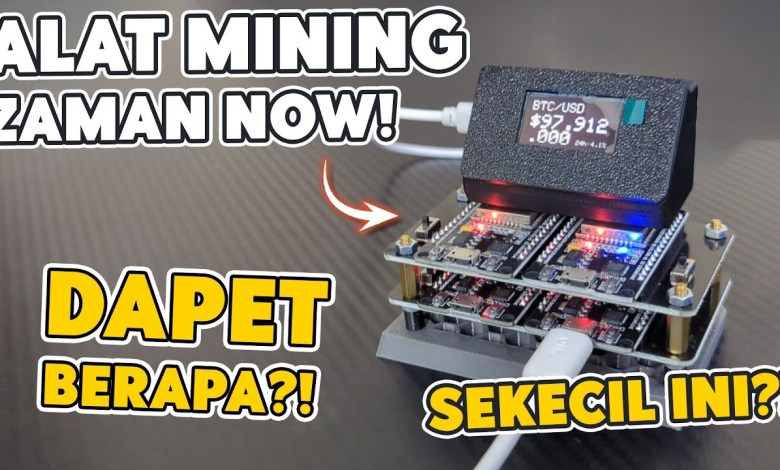 Alat Mining Bitcoin Zaman Now Semakin Kecil | Solo Mining Nerdminer Modular Alat Mining Bitcoin Zaman Now Semakin Kecil | Solo Mining Nerdminer Modular