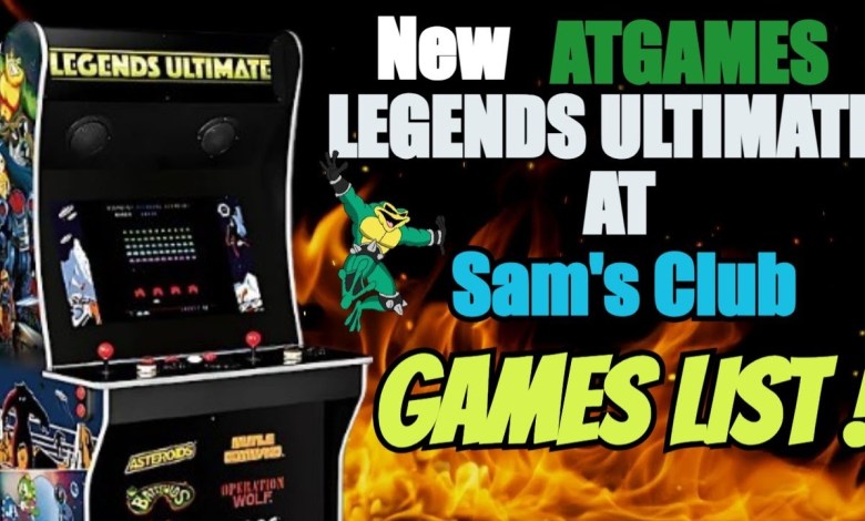 AtGames Legends Ultimate HD at Sam’s Club Games List Revealed! AtGames Legends Ultimate HD at Sam’s Club Games List Revealed!