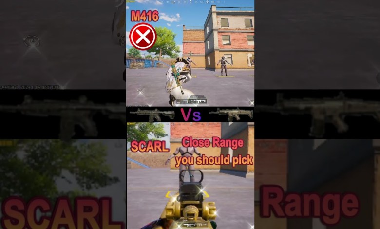 M416 vs SCARL Which is best in close range #shorts #shortsvideo #gajodharislive M416 vs SCARL Which is best in close range #shorts #shortsvideo #gajodharislive