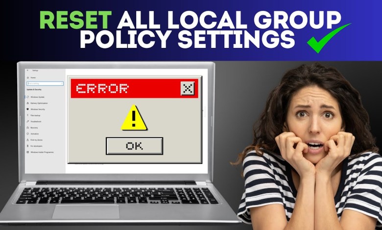 Reset All Local Group Policy Settings to Default in Windows 11 Reset All Local Group Policy Settings to Default in Windows 11