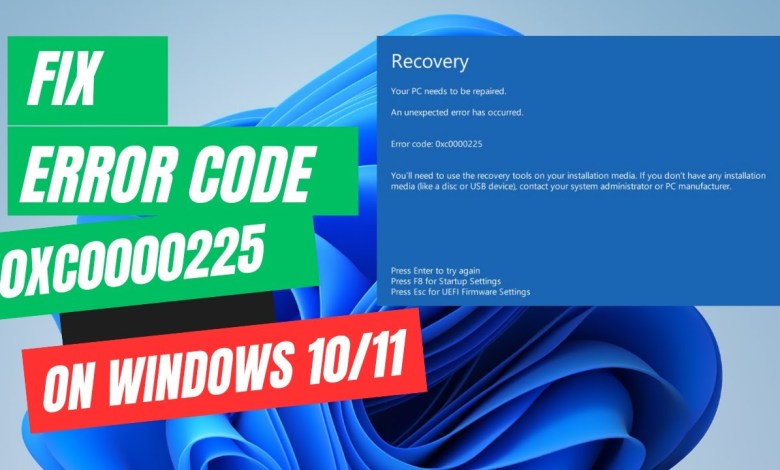 How to Fix Error Code 0xc0000225 in Windows 11/10 How to Fix Error Code 0xc0000225 in Windows 11/10