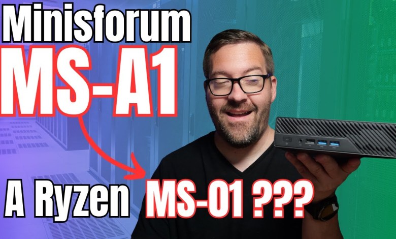 Minisforum MS-A1 Mini PC Review Is it a AMD Ryzen MS-01 Home Server? Minisforum MS-A1 Mini PC Review Is it a AMD Ryzen MS-01 Home Server?