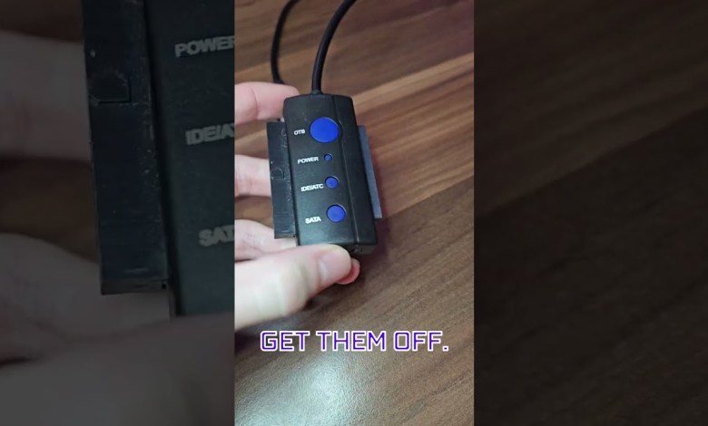 Connect Your OLD Hard Drives to a Modern PC! #tech Connect Your OLD Hard Drives to a Modern PC! #tech