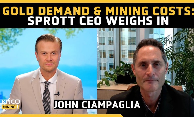 Sprott Asset CEO on Rising Mining Costs, Gold Demand, and Election Impact | John Ciampaglia Sprott Asset CEO on Rising Mining Costs, Gold Demand, and Election Impact | John Ciampaglia