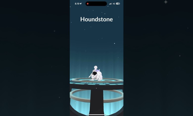 Pokemon GO – Greavard evolve Houndstone (iPhone 15 Pro Max) Pokémon GO #mmtopokemongo Pokemon GO – Greavard evolve Houndstone (iPhone 15 Pro Max) Pokémon GO #mmtopokemongo